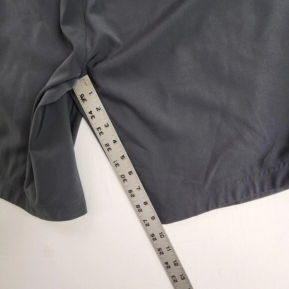 Free Country Bermuda Board Shorts Womens Large Shadow Gray Quick Dry UPF 50 Swim - Picture 8 of 11